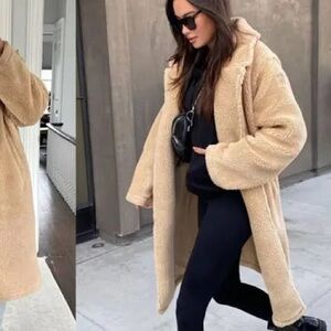 ALO Yoga Cream Teddy Jacket